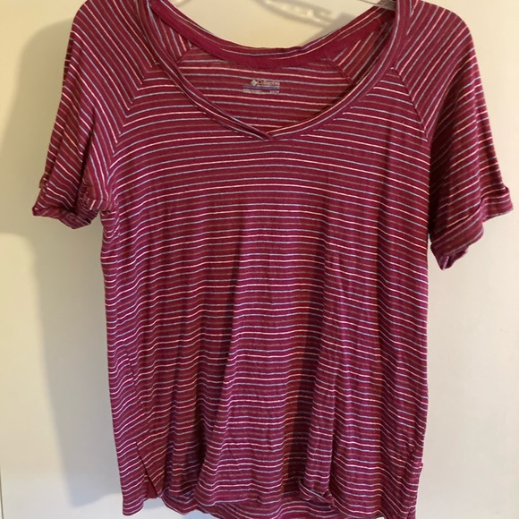 Columbia stripe vneck - Picture 2 of 4